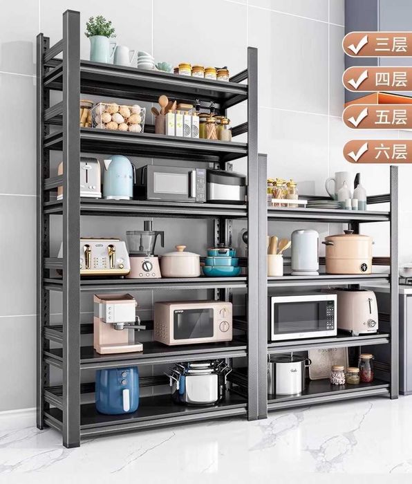 50kg ko‘taruvchi oshxona polkasi/Temir polka g‘ildirakli