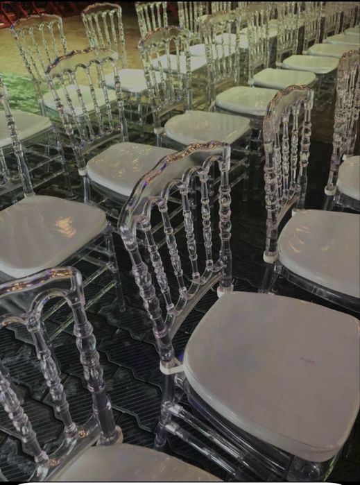 Прозрачные стулья в аренду