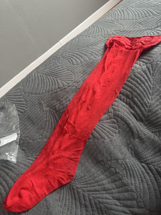 Гольфи красный, капроновый