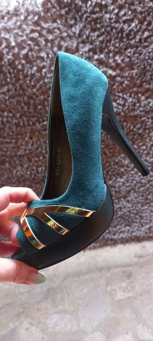 Pantofi verzi, mărimea 40