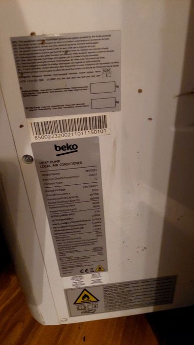 Clima portabila beko
