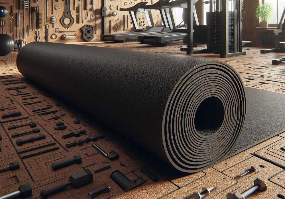 ГУМИРАН КОРК размери 1,04м х 1,04м, дебелина 2мм