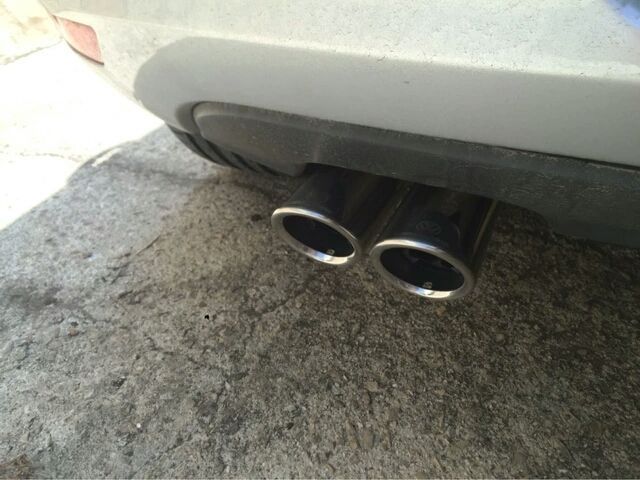 Tips ornament inox evacuare sport audi volkswagen golf 5 6 7 skoda