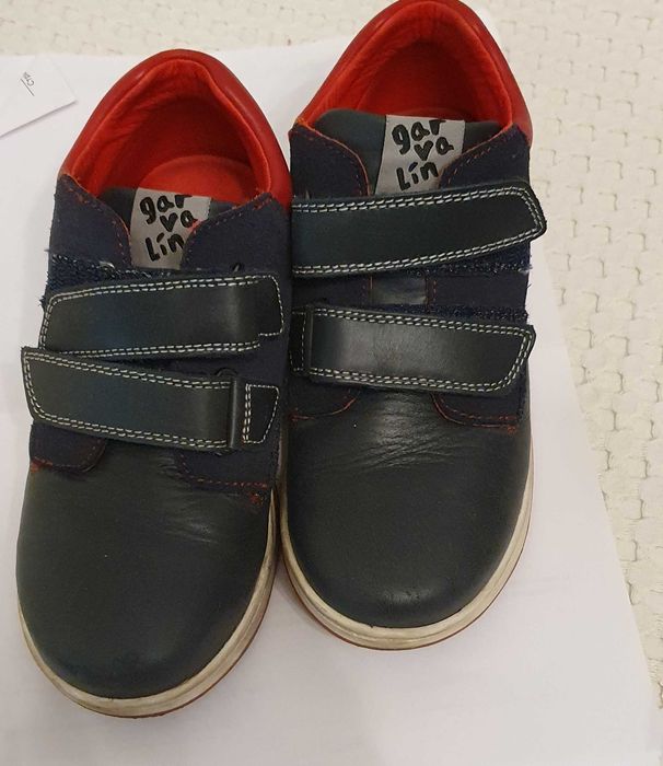 Кожени обувки Garvalin за момче 30 номер