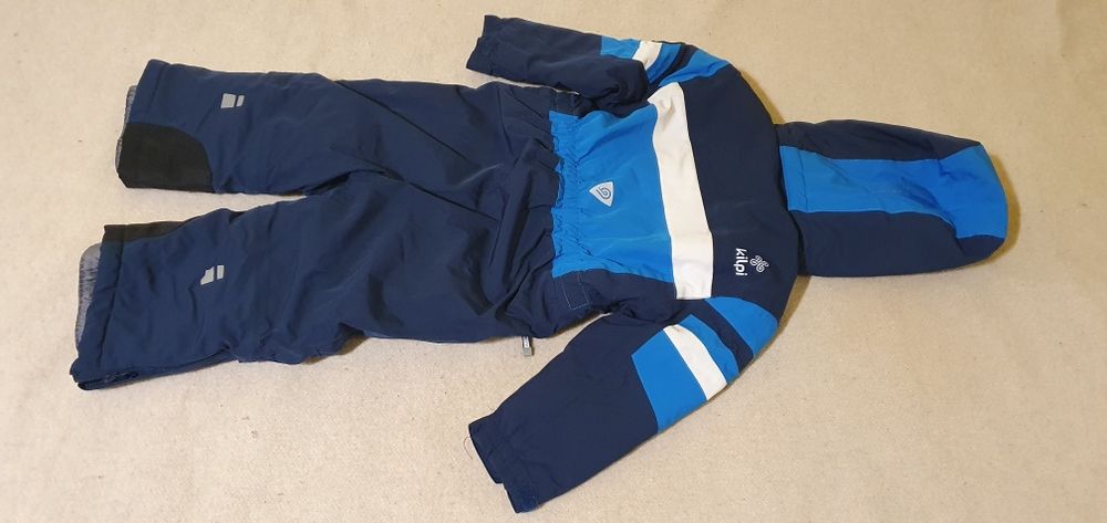 Salopeta combinezon copii pentru ski si snowboard Kilpi Pontino Albastru marimea 86/2XS