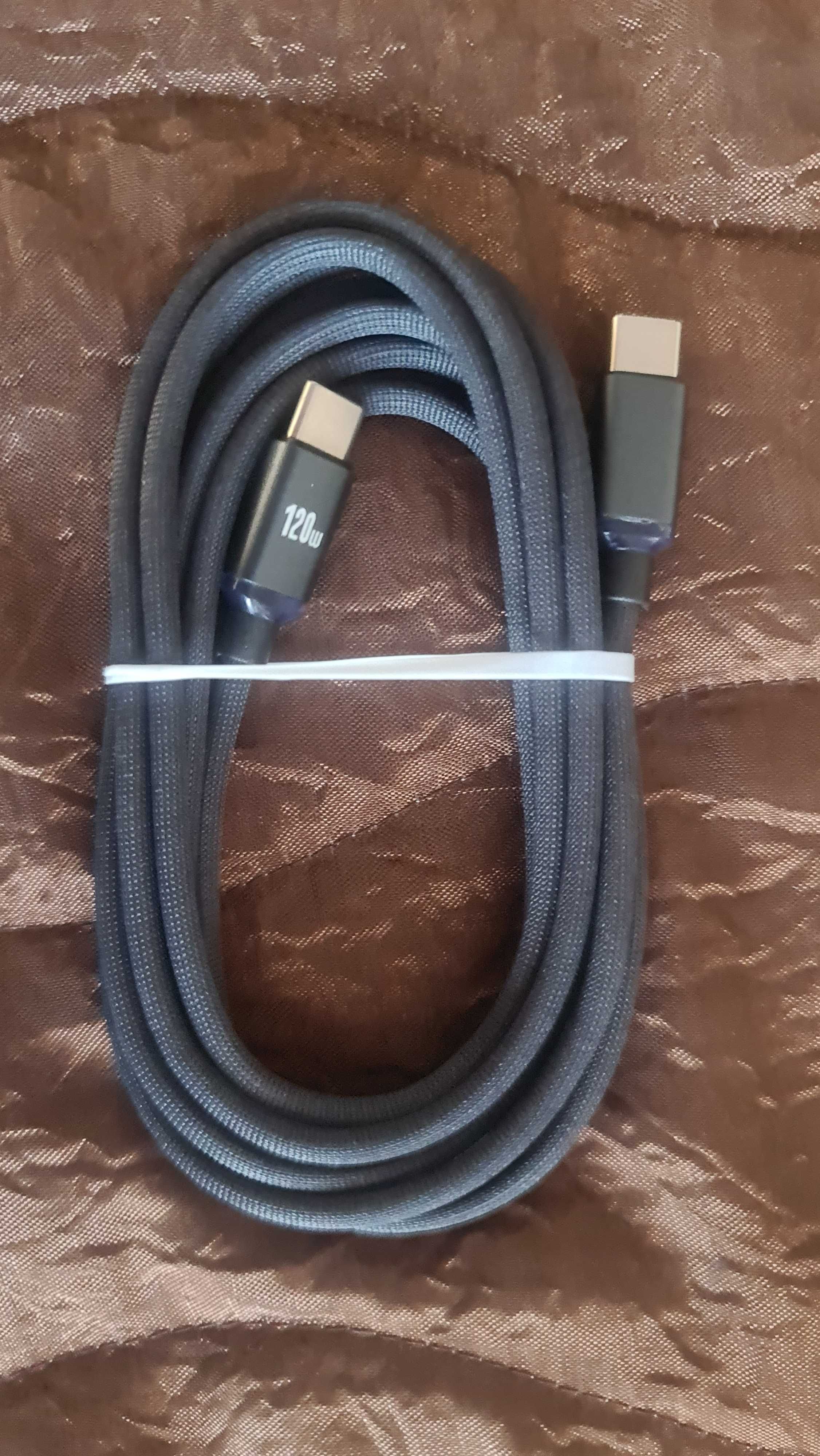Кабел за зареждане 2м - 120w , Type C - Type C гр. Шумен Дивдядово • OLX.bg