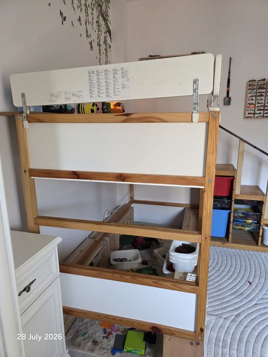 Pat copii ikea kura trofast