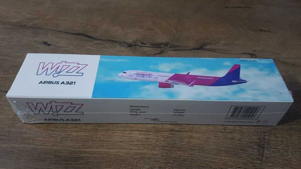 Macheta avion WizzAir | Decoratie | Perfect pentru cadou