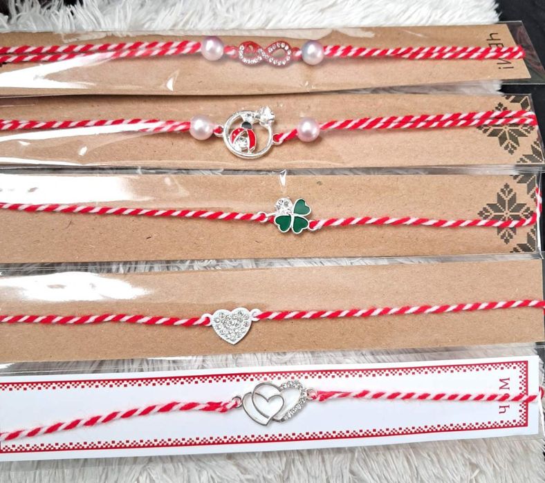 Ръчно изработени мартенички за здраве