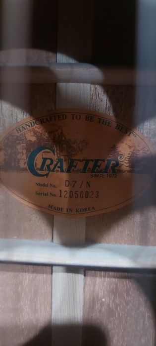 Гитара акустическая Crafter D7-N