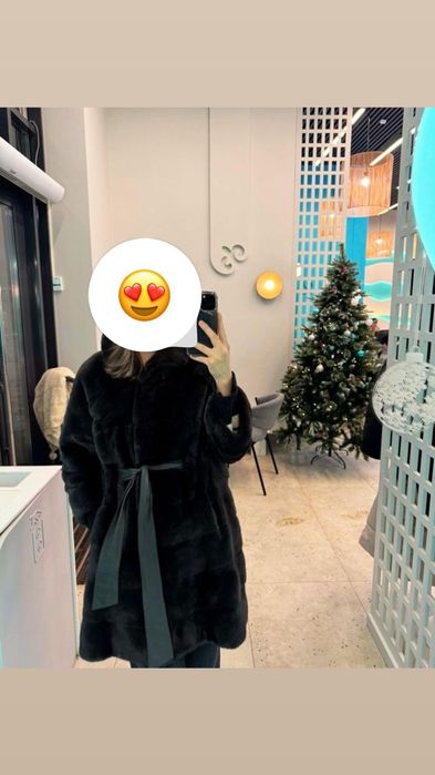 Стриженная норка графит