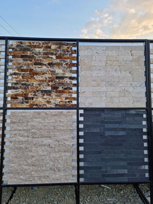 Piatra naturala poligonala travertin marmura ardezie placat pavat