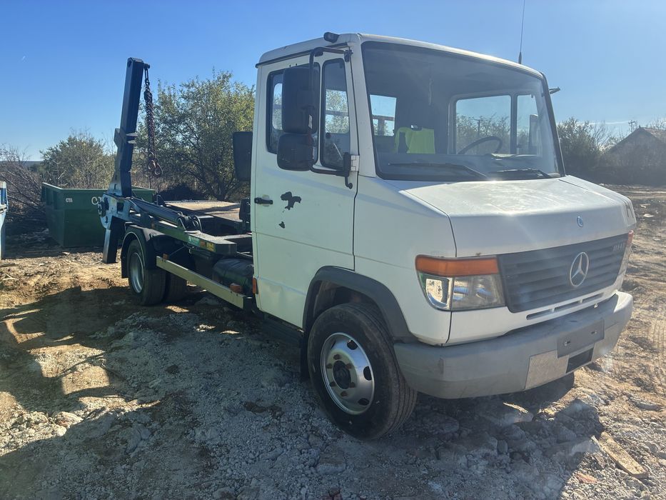 Mercedes Vario 814 abrollkipper skip