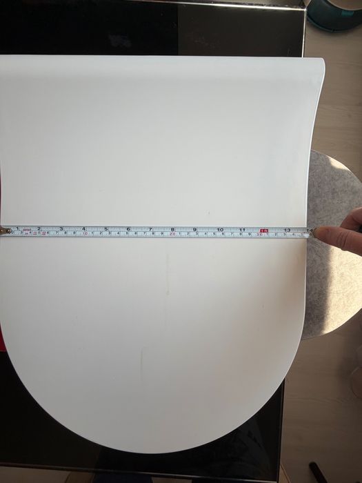 Capac WC oval cu buton Cersanit K98-0146 WC SLIM CITY, Duroplast, antibacterial
