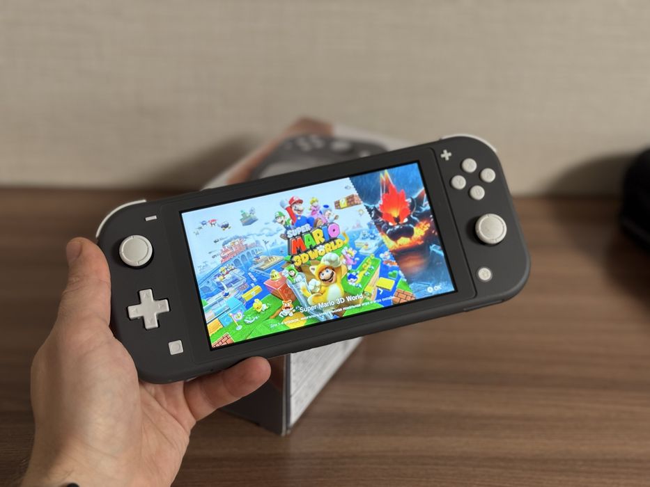Прошитый серый Switch Lite + 40 игр (Есть отправка)