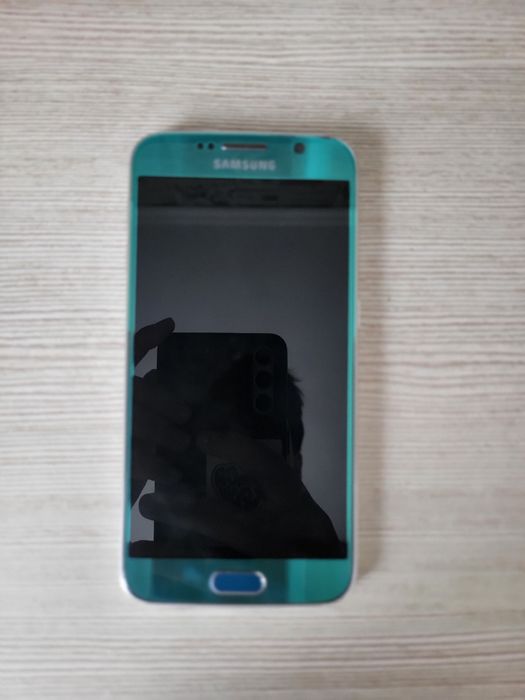Samsung s6  зелёный цвет