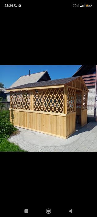 Тапчаны,беседки из дерева