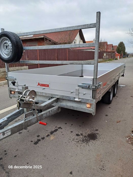 Remorca  auto platforma  Anssems 2 tone 3 tone