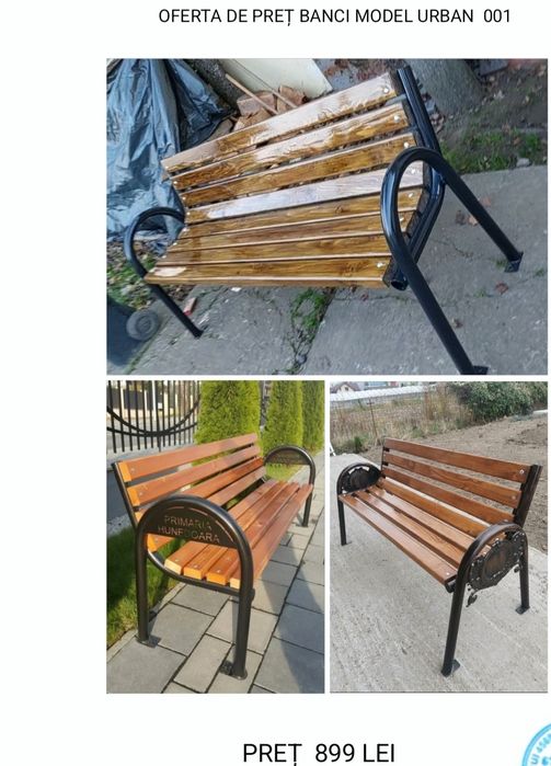 Banci stradale  model U din teava 48,3 rotunda