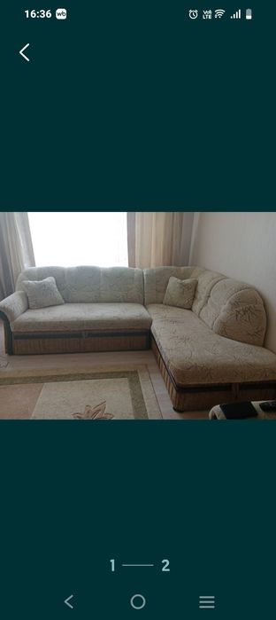 Угловой диван и кресло