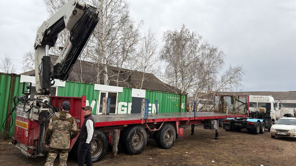 Услуги манипулятора, полуприцеп 12 метров