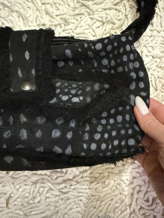 Новая итальянская сумка . Материал натуральная дубленка