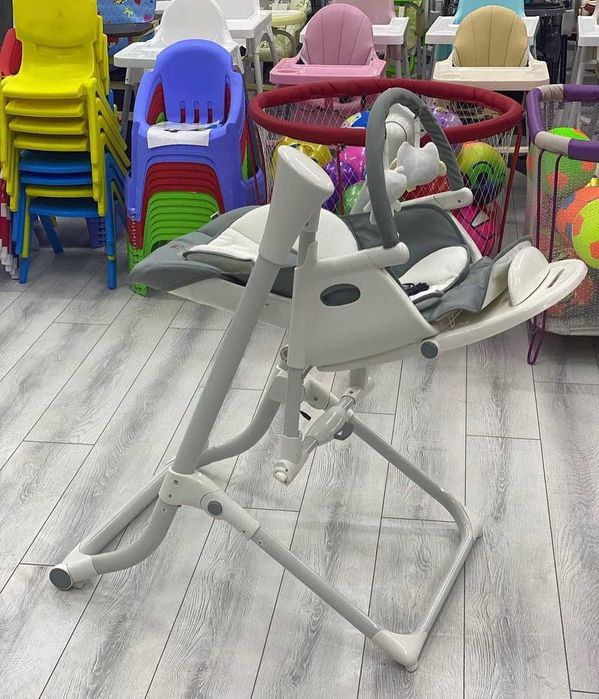 Стульчик для кормления Iningbaby 3в1 электрокачели трансформер