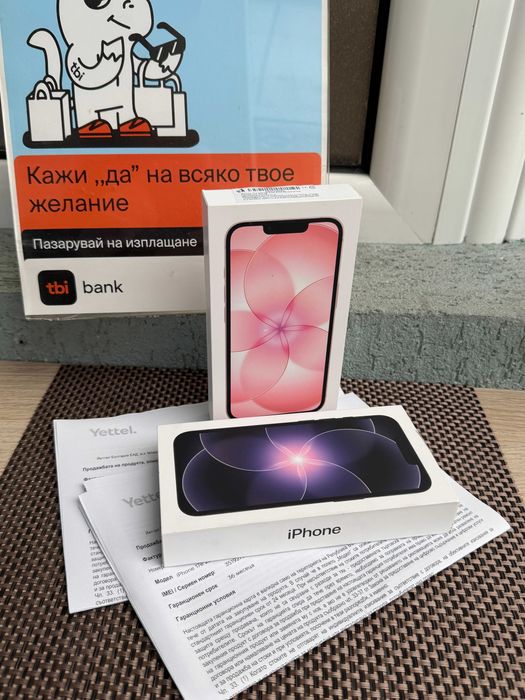 НОВ! 36мес Гаранция! Iphone 17e  Лизинг от 24/м 256gb! black soft pink черен/ розов - неразпечатани!