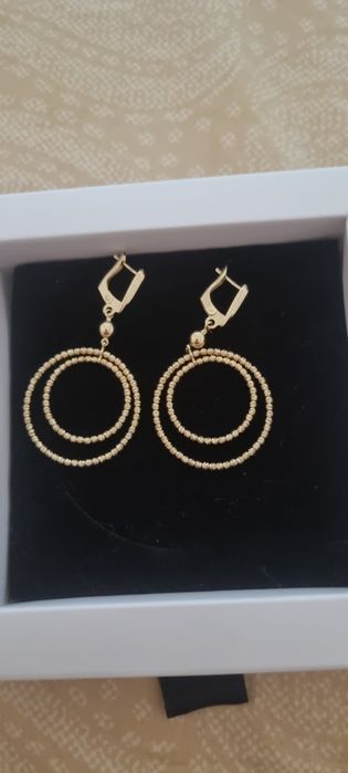 Cercei aur galben 14kt