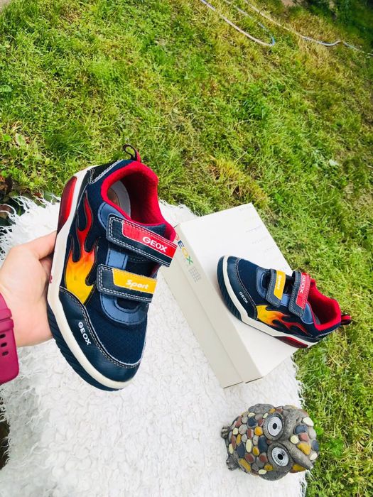 Adidasi baiat GEOX-marimea 32,inter0,51cm,ca Piele Salomon,Adidas,Nike