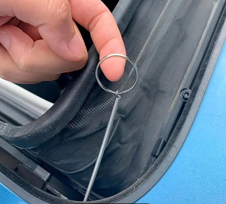 Стоманено въже 140см за отпушване на дренаж,отвори и др.