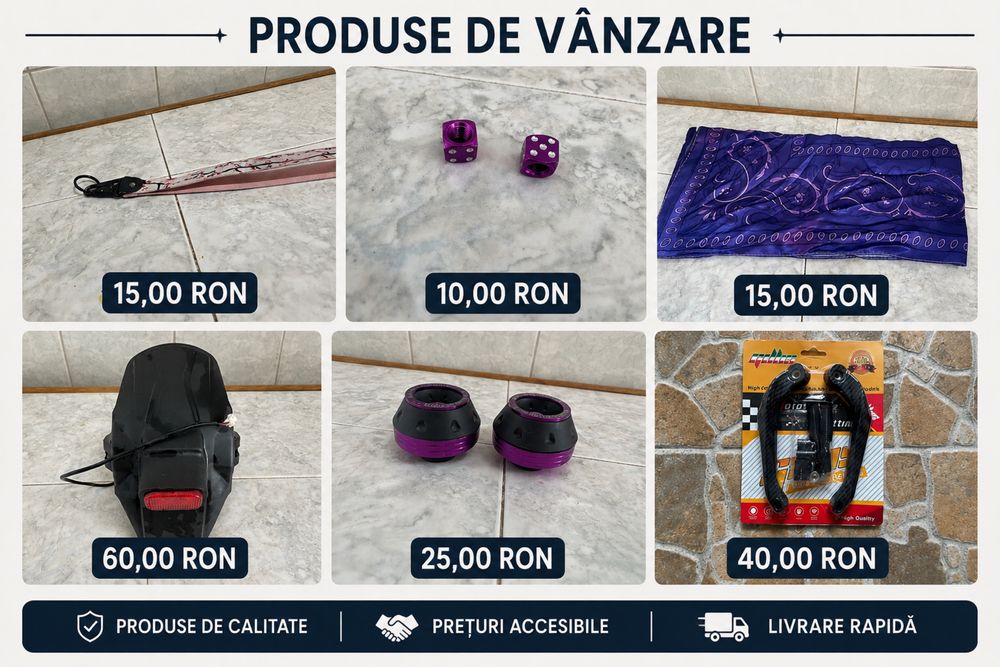 Accesorii compatibile cu trotinete, biciclete