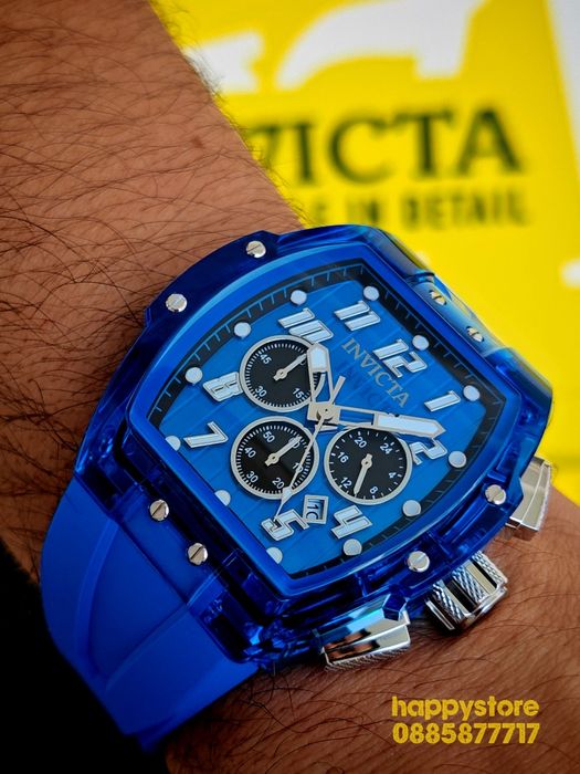 INVICTA Ghost Blue 47 mm, Инвикта нов ръчен часовник