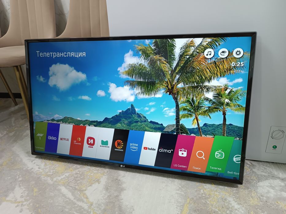 ТЕЛЕВИЗОР LG 43" 4K Смарт оригинал.