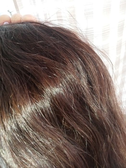 Хвостик волос " Срез"