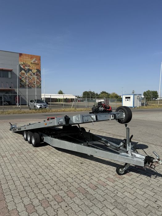 Remorcă Martz 3,5 T 6 metri 3 axe roti 10’