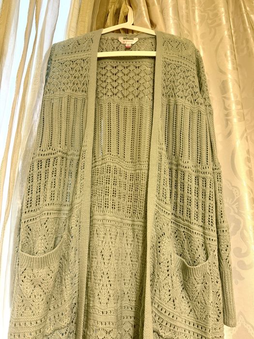 Cardigan NOU pulover lung NO BOUDARIES masura L tricotat oversize