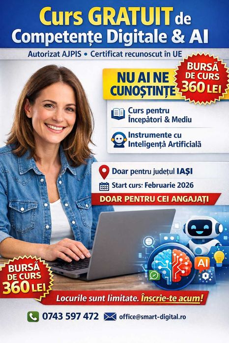 Curs Gratuit Competente Digitale & AI