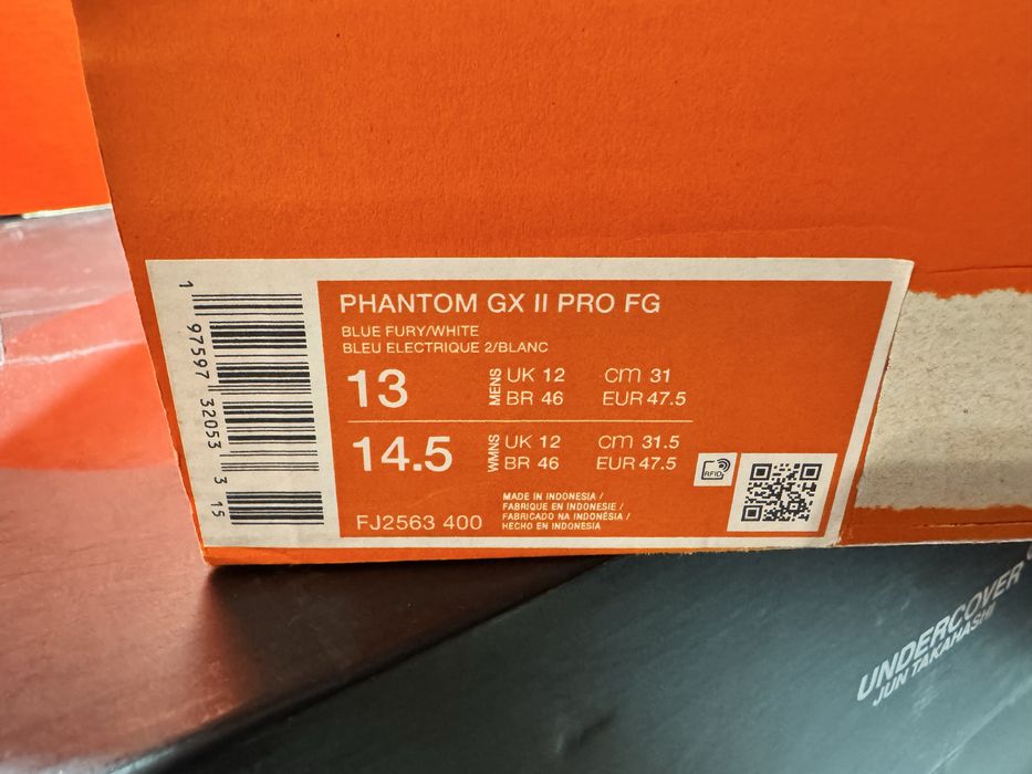 Оригинални! Nike Phantom GX II Pro FG - 47.5 ShoeMag