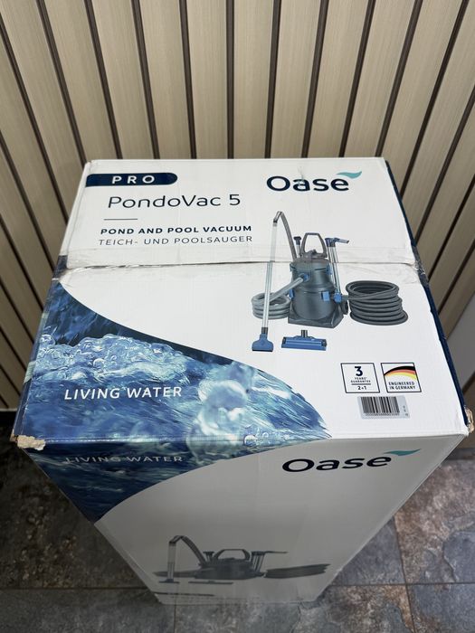 Aspirator Profesional Oase PondoVac 5 PRO pentru Iaz și Piscină Nou în Cutie cu Accesorii Complete