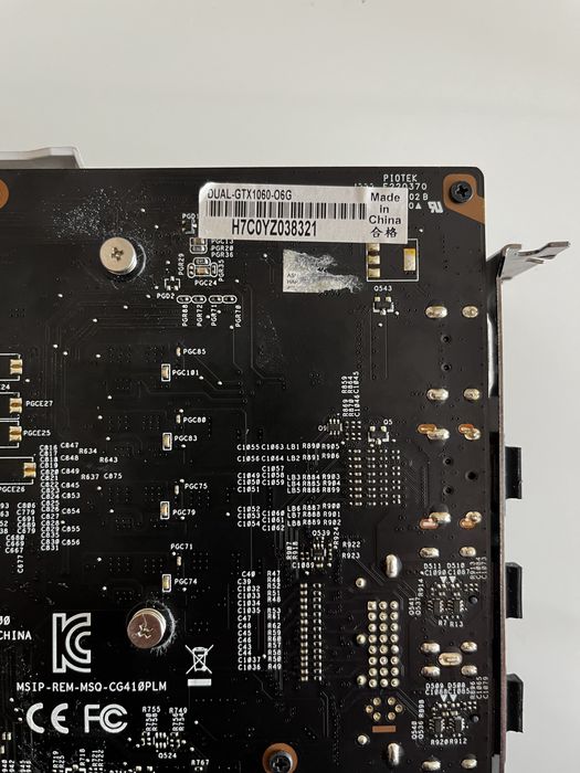 ASUS DUAL GeForce GTX 1060 06G