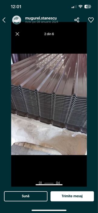 Tabla colorata 1.90m pe 0,90m