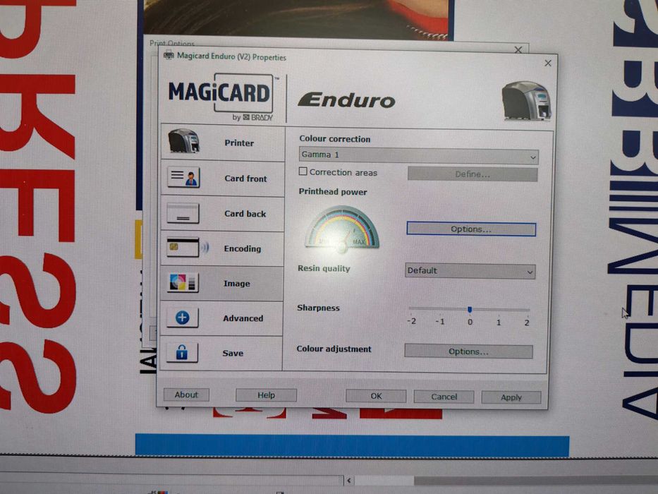 Принтер за печат върху пластмасови карти, баджове и ID карти Magicard Enduro