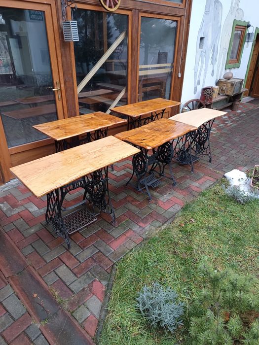 Mese cafenele/ localuri din mașină de cusut
