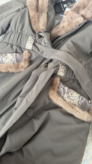 Пуховик с норкой