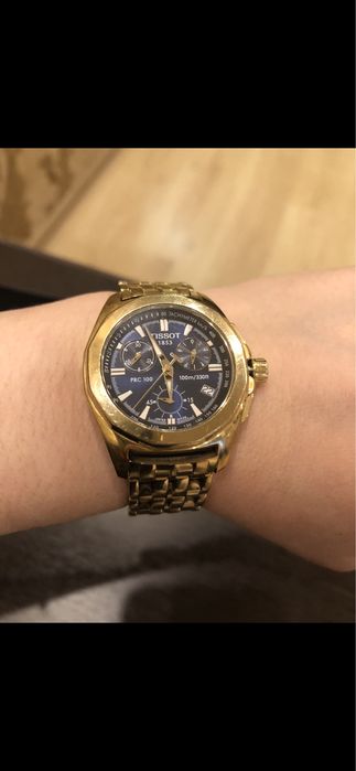 Tissot original часы в цвете золото в хорошем состоянии