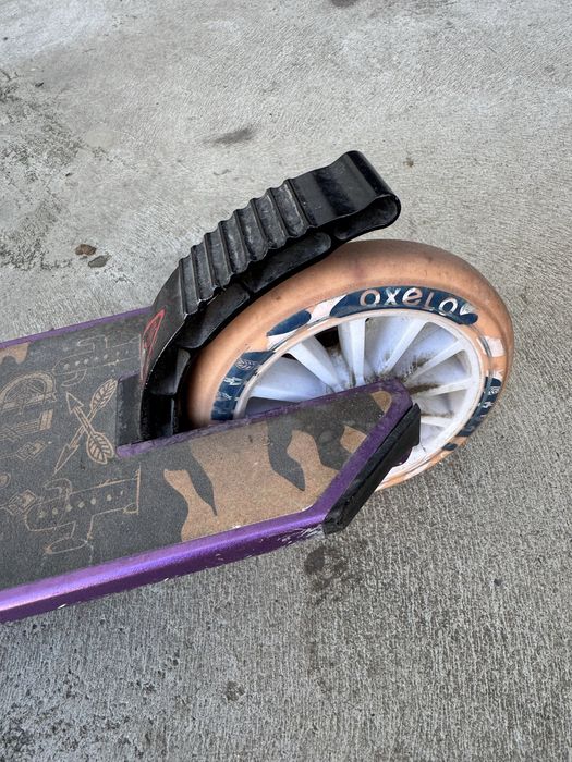 Trotinetă copii OXELO MID 5 cu suspensii și frână pe ghidon