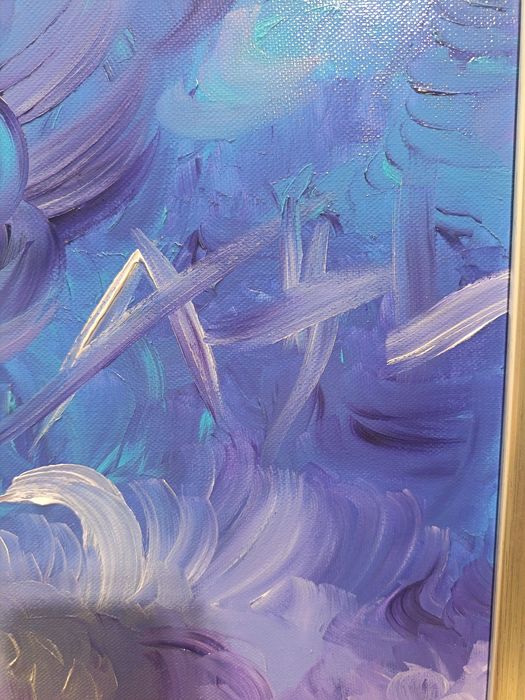 Оригинална абстрактна картина масло върху платно