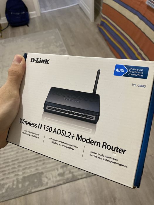 продам роутер-модем D‑Link DSL-2640U: