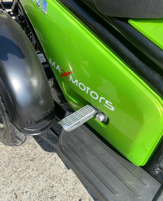 MaXmotors Двуместна електрическа триколка Pudding 1800W-48V-20Ah-GREEN